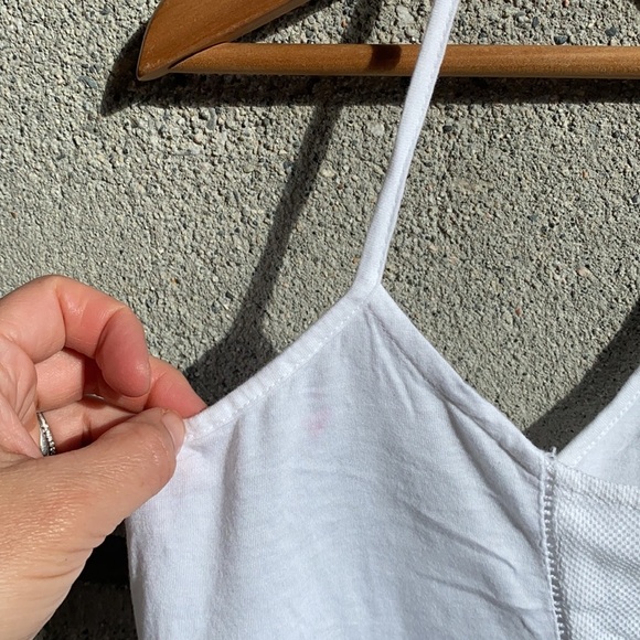 NWT Old Navy Medium Eyelet Racerback tank in white - Picture 8 of 9